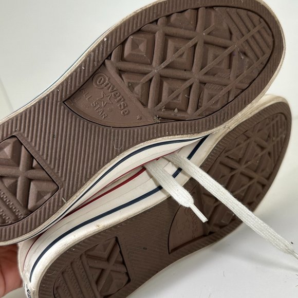 White Studded High Top Converse | 7 - Picture 4 of 4